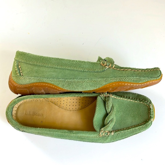 Green Suede Loafers - Picture 7 of 9